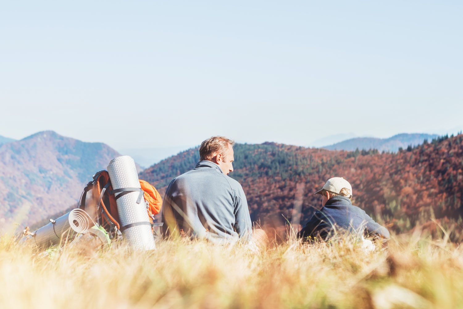 Urlaub für Vater und Sohn